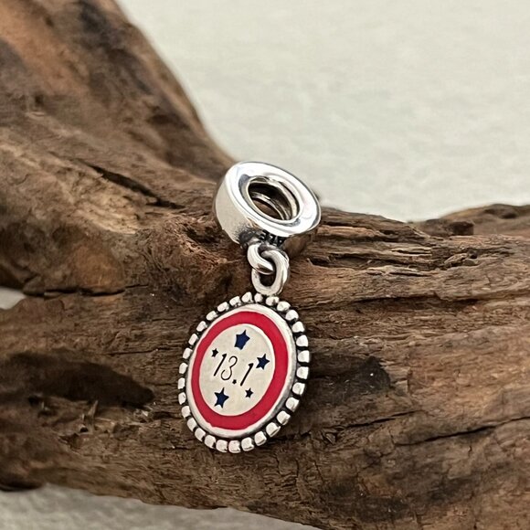 Pandora Marathon 13.1km S925 Silver Dangle Charm - Picture 3 of 4